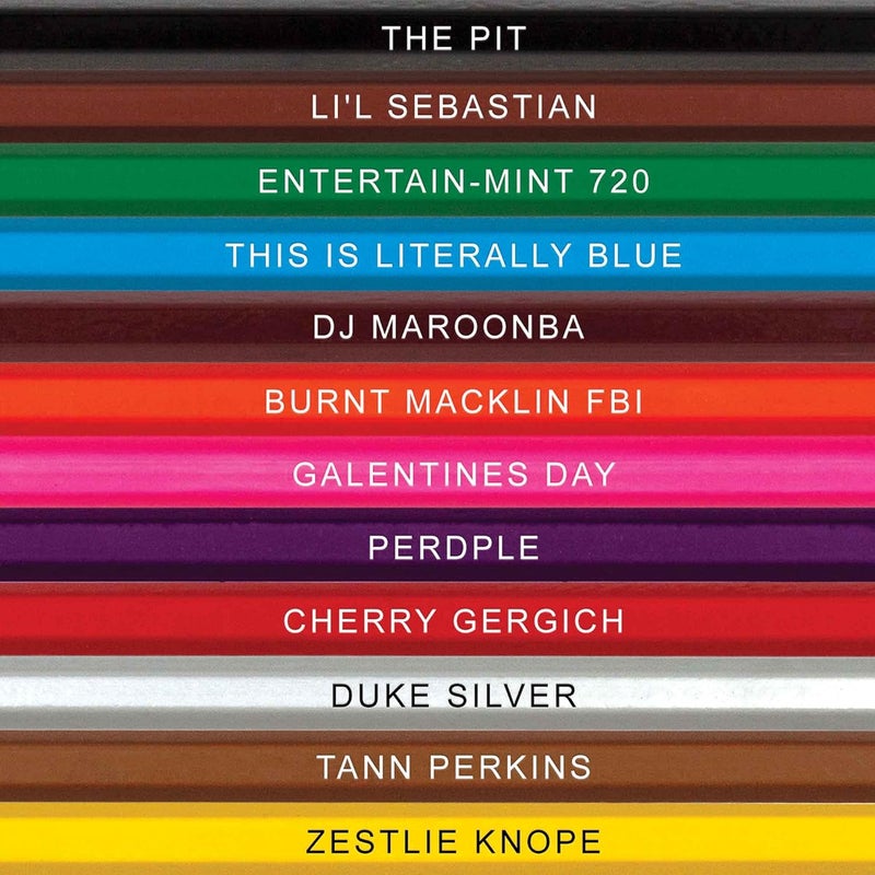 Pun Labs Colors & Recreation-Themed Colored Pencil Set for Fans of Parks & Rec | Set of 12 Parody Pencils with Clever Show References | Each Pencil Foil-Stamped with Fun Quotes | Ideal Gift - Image 2